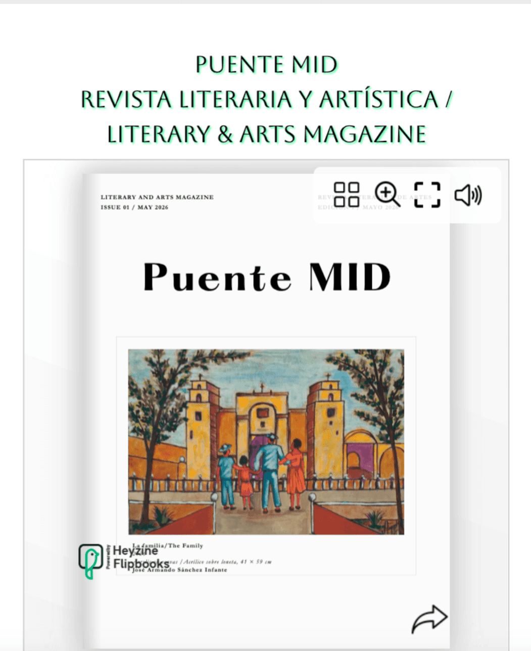 Logo of Puente MID literary magazine