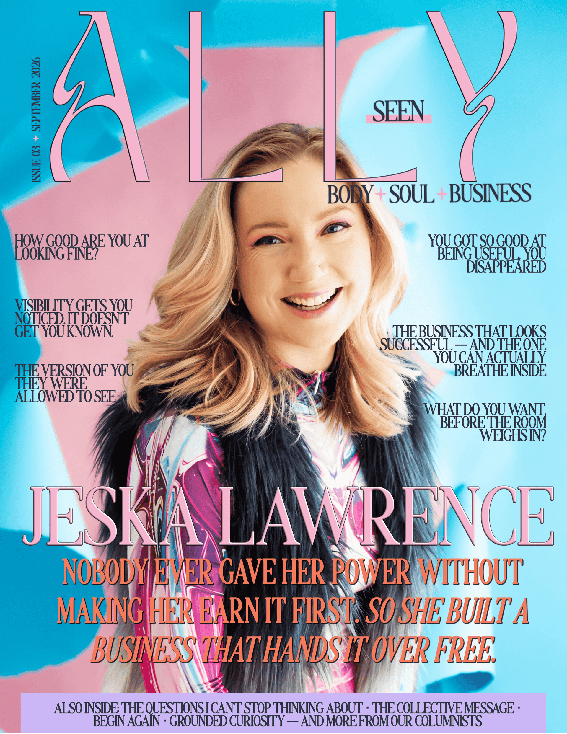 Logo of ALLY Magazine literary magazine