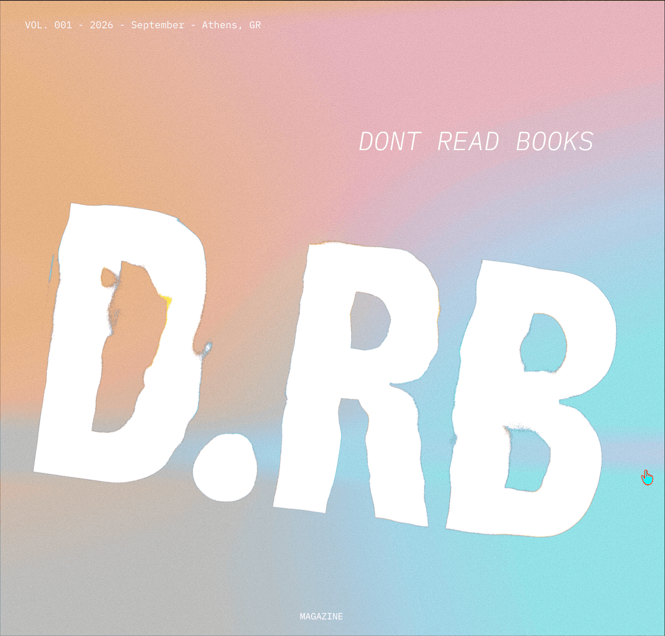 Logo of Don't Read Books literary magazine