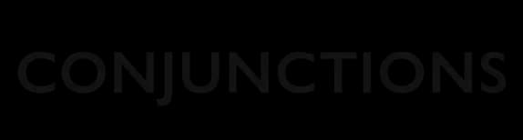 Conjunctions