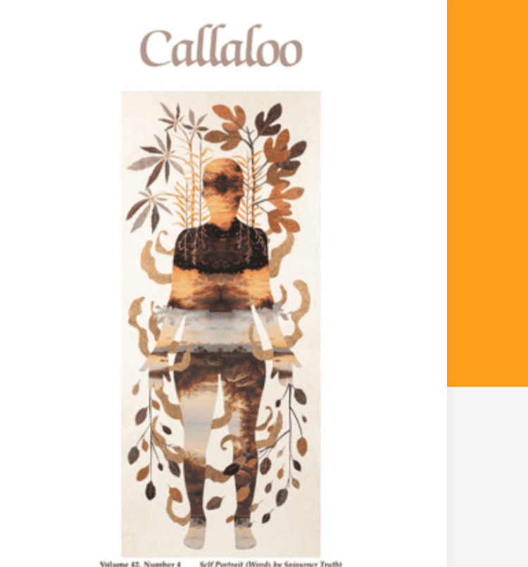 Logo of Callaloo literary magazine
