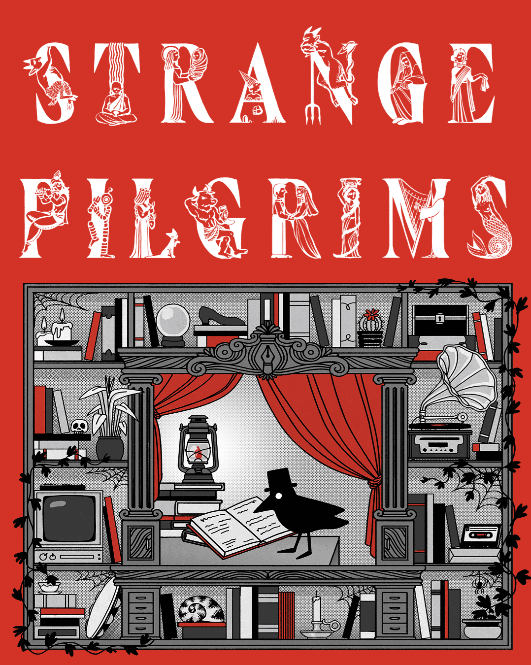 Logo of Strange Pilgrims literary magazine
