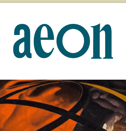 Logo of Aeon literary magazine