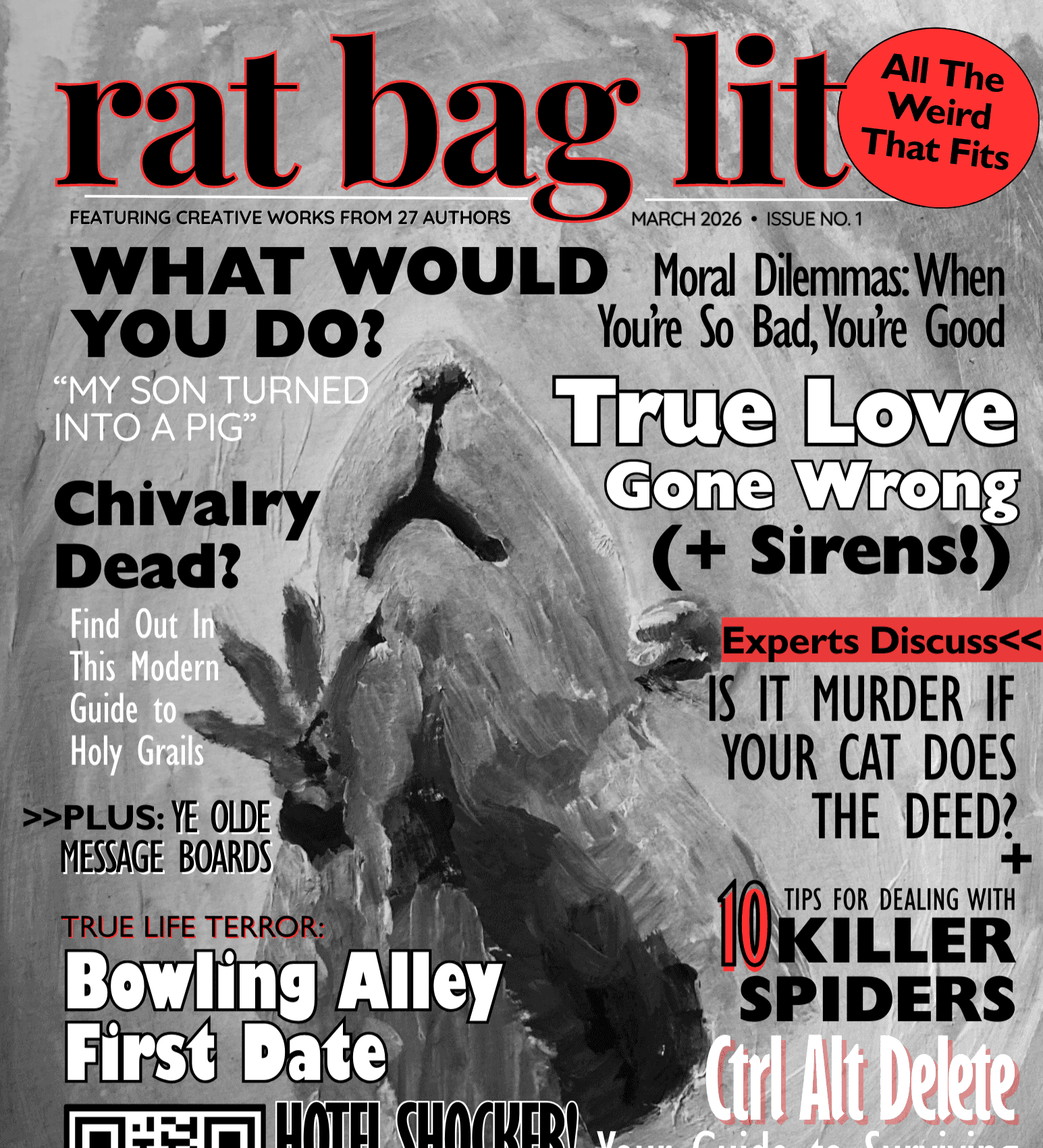 Logo of Rat Bag Lit literary magazine